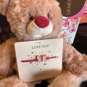 Demdaco Pink Butterfly Kids Bracelet